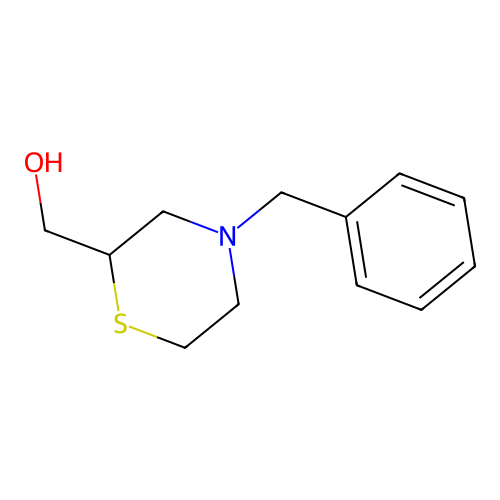 (4-Benzylthiomorpholin-2-yl)methanol structure