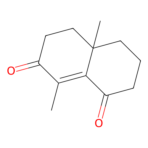 4a,8-Dimethyl-2,3,4,4a,5,6-hexahydro-1,7-naphthalenedione structure