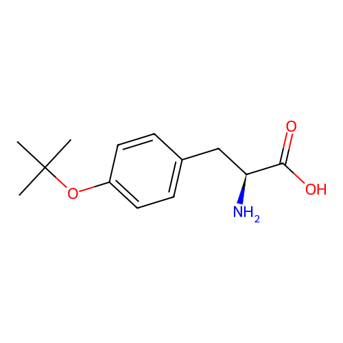 O-tert-Butyl-L-tyrosine structure
