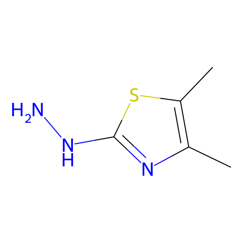 2-Hydrazinyl-4,5-dimethylthiazole structure