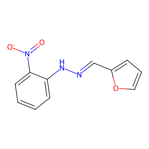 1-(2-Furylmethylene)-2-(2-nitrophenyl)hydrazine structure