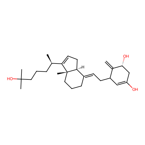 1,25-dihydroxy-16-ene-vitamin D3 structure