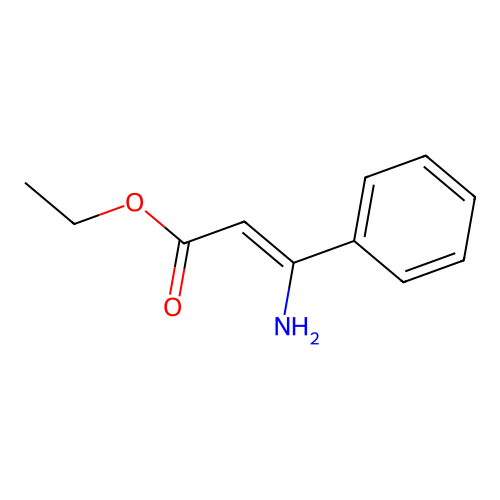 (Z)-3-Amino-3-phenyl-acrylic acid ethyl ester structure