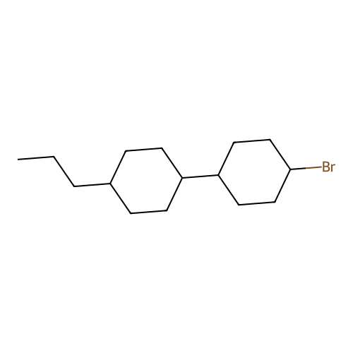1-Bromo-4-(4-propylcyclohexyl)cyclohexane structure