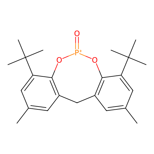 1,9-ditert-butyl-3,7-dimethyl-5H-benzo[d][1,3,2]benzodioxaphosphocine 11-oxide structure