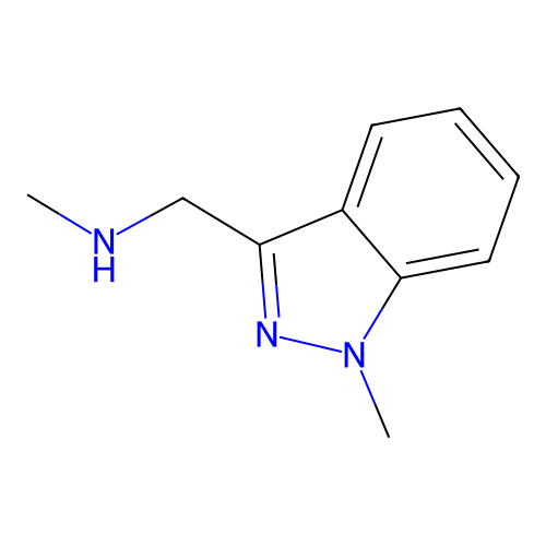 N-Methyl-N-[(1-methyl-1H-indazol-3-yl)methyl]amine structure