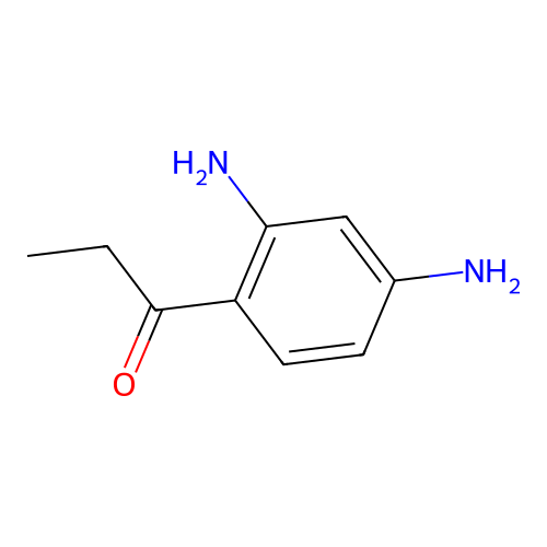 1-(2,4-Diaminophenyl)propan-1-one structure