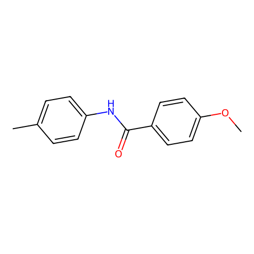 4-甲氧基-N-(4-甲基苯基)苯甲酰胺 structure