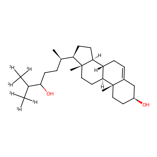 24-Hydroxy-cholesterol(d6) structure