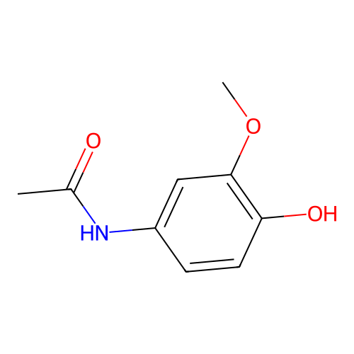 3-Methoxyacetaminophen structure