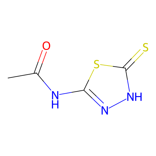 N-(5-Mercapto-1,3,4-thiadiazol-2-YL)acetamide structure