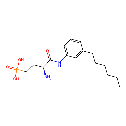 Phosphonic acid, [(3S)-3-amino-4-[(3-hexylphenyl)amino]-4-oxobutyl]- structure