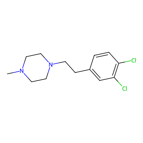 1-(2-(3,4-Dichlorophenyl)ethyl)-4-methylpiperazine structure