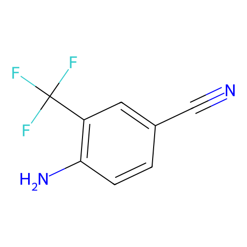 4-Amino-3-(trifluoromethyl)benzonitrile structure