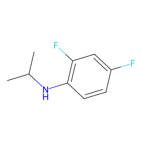 2,4-Difluoro-N-isopropylaniline structure