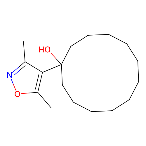 1-(3,5-Dimethyl-4-isoxazolyl)cyclododecanol structure