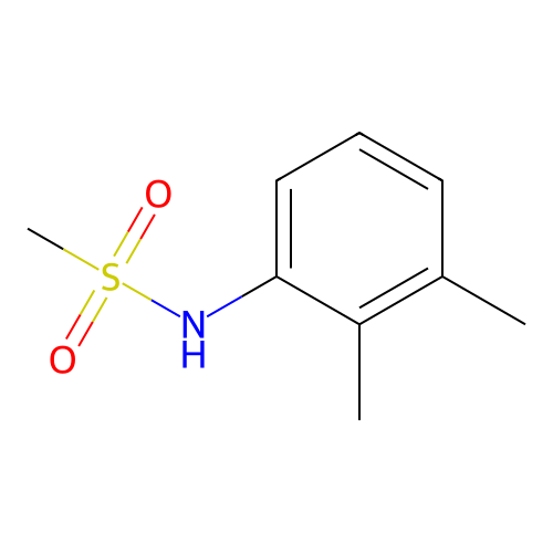 N-(2,3-dimethylphenyl)methanesulfonamide structure