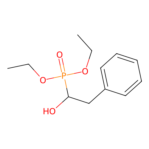 1-Diethoxyphosphoryl-2-phenylethanol structure