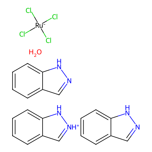HInd(RuInd2Cl4) structure