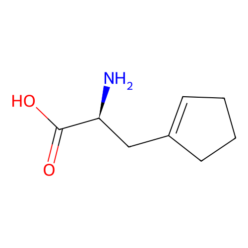 (2S)-2-Amino-3-(cyclopent-1-en-1-yl)propanoic acid structure
