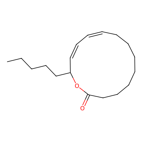 9,11-Octadecadien-13-olide structure