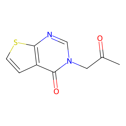 3-(2-Oxopropyl)thieno[2,3-d]pyrimidin-4(3H)-one structure