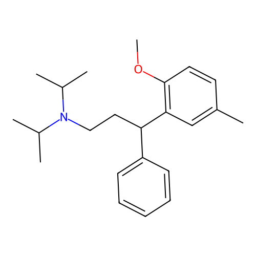 (3RS)-3-(2-Methoxy-5-methylphenyl)-N,N-bis(1-methylethyl)-3-phenylpropan-1-amine structure