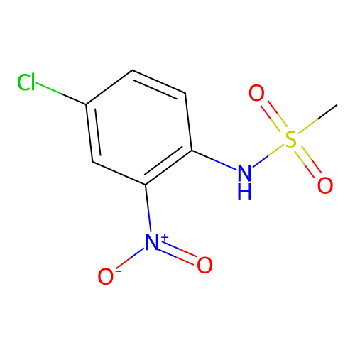 N-(4-chloro-2-nitrophenyl)methanesulfonamide structure