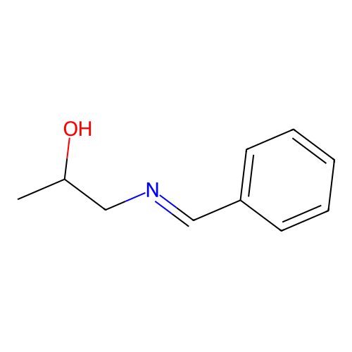 1-(Benzylideneamino)propan-2-ol structure