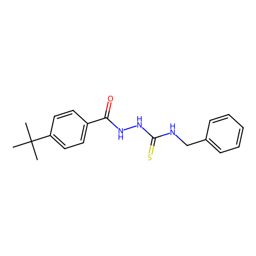 1-Benzyl-3-[(4-tert-butylbenzoyl)amino]thiourea structure