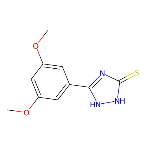 5-(3,5-dimethoxyphenyl)-4H-1,2,4-triazole-3-thiol structure