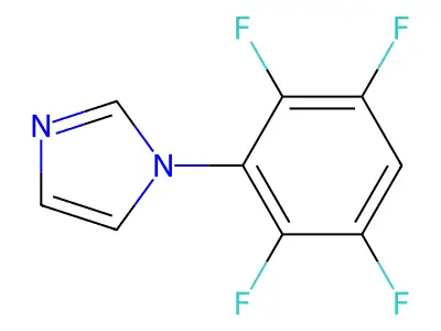 1-(2,3,5,6-Tetrafluorophenyl)imidazole structure