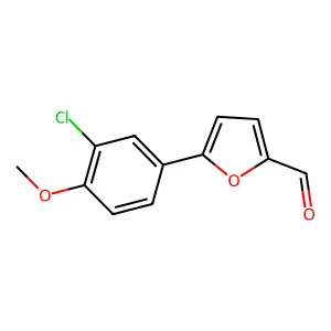 5-(3-Chloro-4-methoxyphenyl)furfural structure