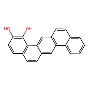 Dibenz(a,h)anthracene-1,2-diol structure