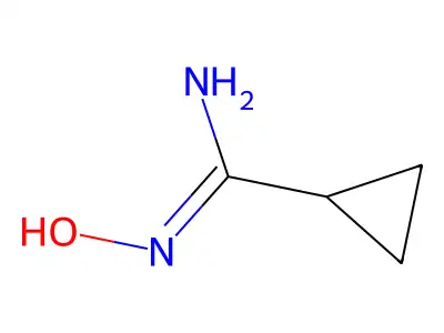 N'-Hydroxycyclopropanecarboximidamide structure