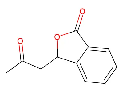 3-(2-Oxopropyl)isobenzofuran-1(3H)-one structure
