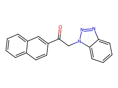 2-(1H-1,2,3-Benzotriazol-1-yl)-1-(naphthalen-2-yl)ethan-1-one structure