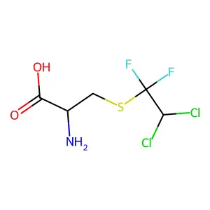 S-(2,2-dichloro-1,1-difluoroethyl)cysteine structure