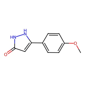3-(4-methoxyphenyl)-1H-pyrazol-5-ol structure