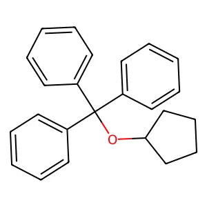 Ether, cyclopentyl trityl structure