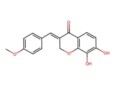 7,8-Dihydroxy-3-[(4-methoxyphenyl)methylidene]chromen-4-one structure