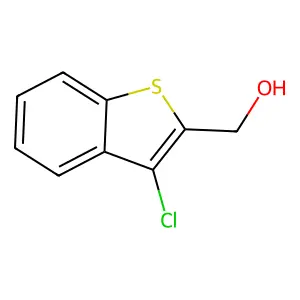 (3-Chloro-1-benzothien-2-yl)methanol structure