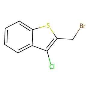 2-(Bromomethyl)-3-chloro-1-benzothiophene structure