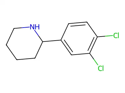 2-(3,4-Dichlorophenyl)piperidine structure