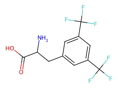 3,5-Bis(trifluoromethyl)phenylalanine structure
