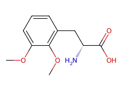 2-amino-3-(2,3-dimethoxyphenyl)propanoic Acid structure