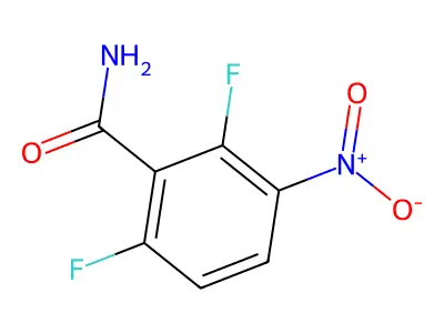 2,6-Difluoro-3-nitrobenzamide structure