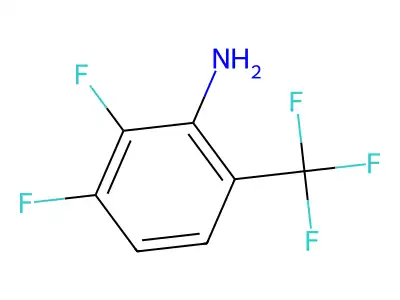 4-Amino-2,3-difluorobenzotrifluoride structure