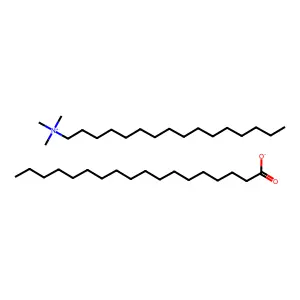 Cetrimonium stearate structure