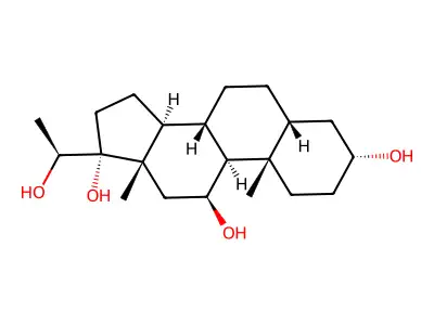 Pregnanetetrol structure
